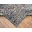 Tapis carré gris en soie / laine noué à la main 10 pi 3 po x 10 pi 3 po 24AEFD75D871449782BE584C69D35EB2