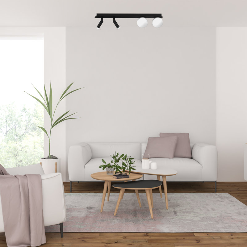Calbert Glass Flush Ceiling Light