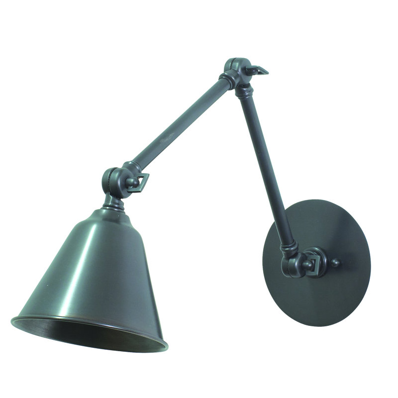 Lampe à bras pivotant Sidney, Bronze huilé