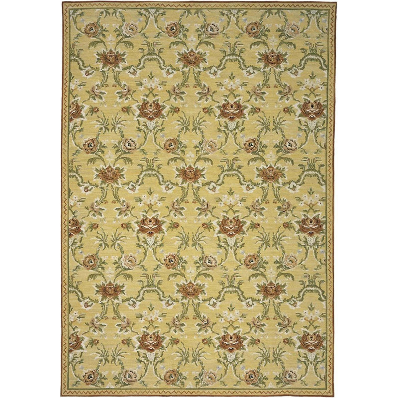Wool Oriental Area Rug, Rectangle 7'10" x 9'9"