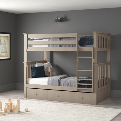 Mila Kids Bunk Bed with Trundle
