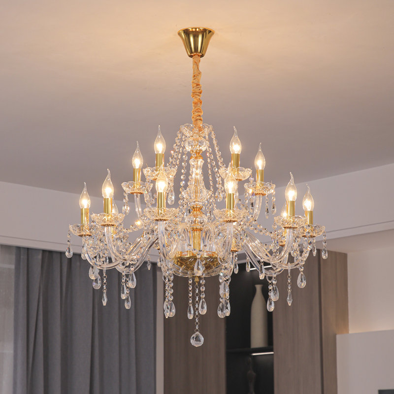 Anglo 15 - Light Crystal Chandelier