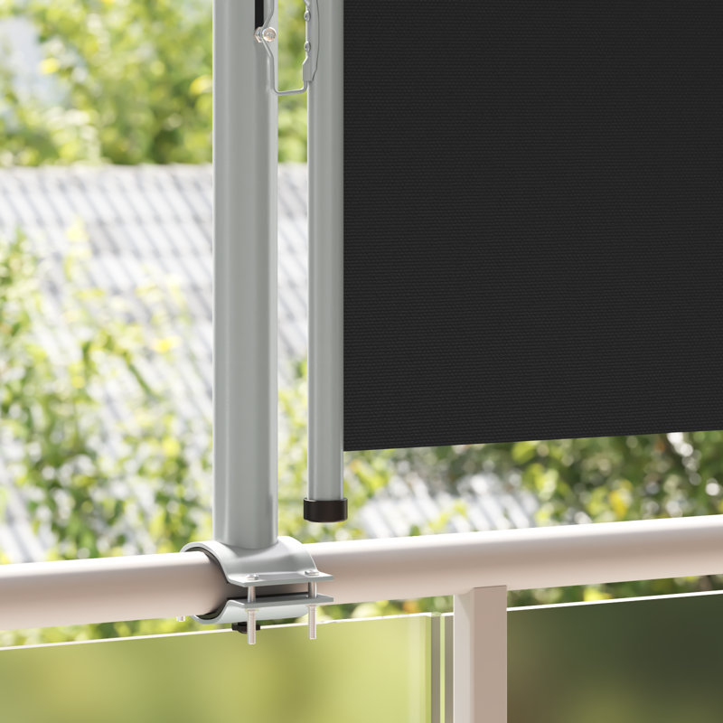 Hayots Patio Retractable Side Awning, 31.5" H x 118.2"  W