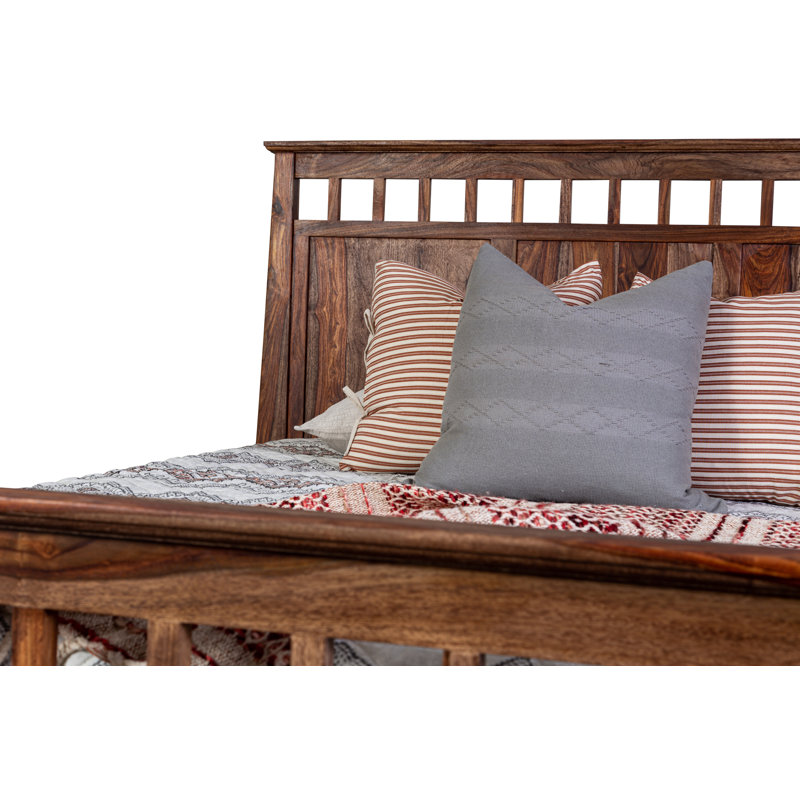 Ringgold Solid Wood Slat Bed, King