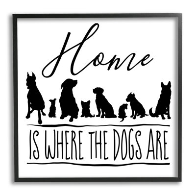 «Home Is Where Dogs Are», estampe numérique par Elizabeth Medley