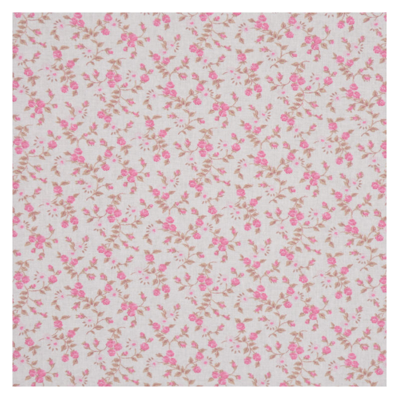 Allure Floral Foliage Fabric, Pink Champagne