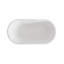 Baignoire 59 po en blanc brillant avec bordure 59 po-105505821