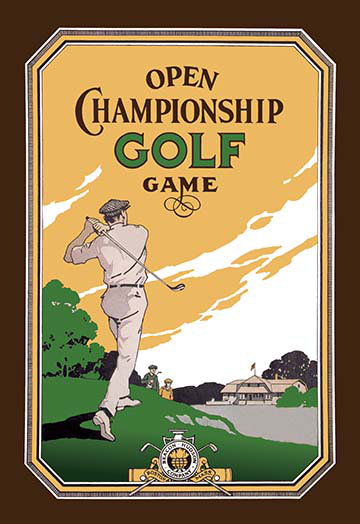« open championnat golf game », H 66 po x l 44 po x P 1,5 po