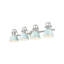 Ensemble de meuble-lavabo 4 lumières Brynnan-107150014-107150003