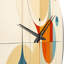 Horloge murale Mid-Century Minimal-93382067