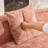 Pink Curved Compressed Sofa-1708863704