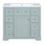 Ensemble de meuble-lavabo 36 po avec lavabo, 1 armoire et 6 tiroirs-2137129172