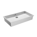 Ceramica 33.3'' L Bathroom Sink