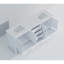 Meuble-lavabo double blanc 84 po X P 22 po D, avec plateau en quartz blanc-117978781