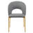 Morden Pu Leather Dining Chairs With Metal Legs (set Of 2)-1875376757