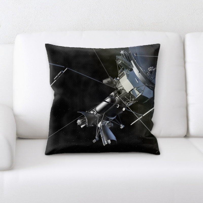 Coussin en jeté par satellite
