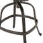 Tabouret pivotant en fonte d'aluminium