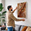 Winding Desert River Modern - Wrapped Canvas-2116662648-2116662646
