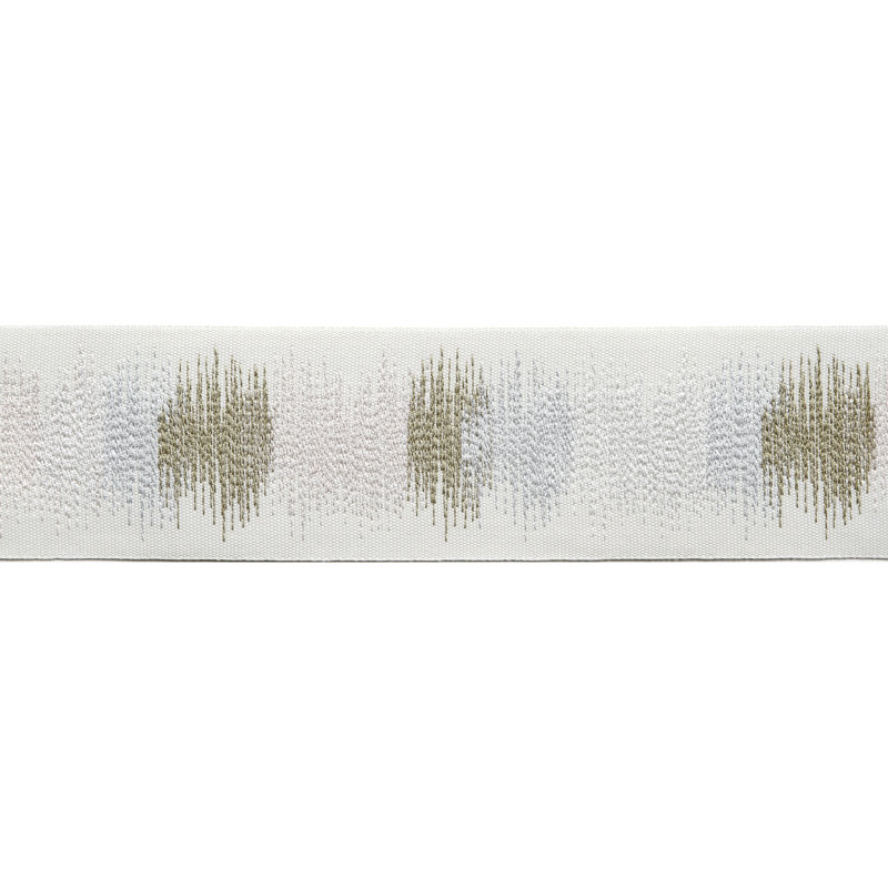 Tissu de bordure à résonances, Jaune/bleu