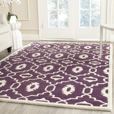 Carolene Hand Tufted Wool Geometric Rug