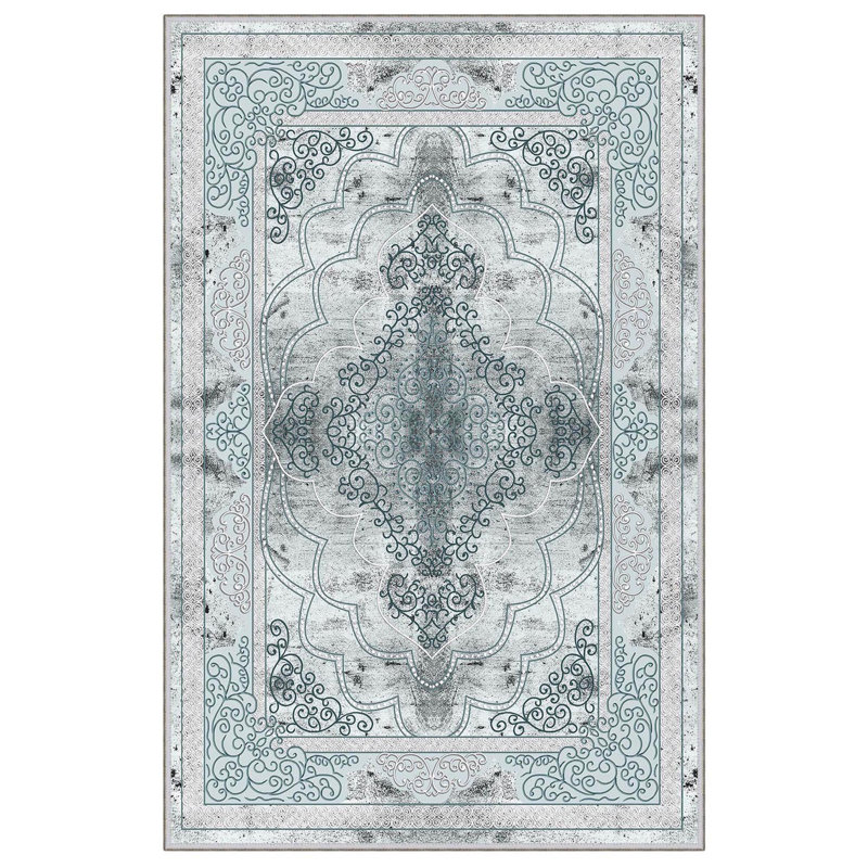 Premium 3D Printed Area Rug, 5.2 x 7.5 Feet, 100% Polyester, 650 g/m² | Antibacterial, Non-Slip PVC Dot Underside, Machine Washable | Ideal for Living Room, Bedroom & Home Decor, Soft Pile Height: 0.3 Inches