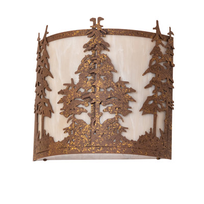 2 - Light Flush Mounted Sconce