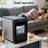 Countertop Clear Large Square Ice Maker‑150 Ice Cubes/24H, Touch LED Control, Plumless Manual Water Fill for Home Bar Kitchen Office