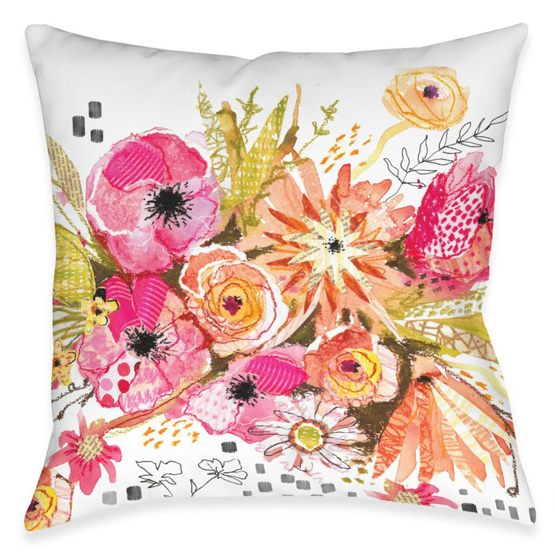 Coussin d'intérieur Peachy Blossoms