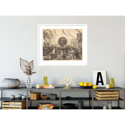 «The Balloon» par Edward Manet, impression giclée sur cadre