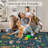 Washable Rugs for Living Room Area Rugs for Bedroom Scalloped Rug Modern Bordered Non Slip Kids Bedroom Carpet Stain Resistant Floor Cover-731131772-731131775