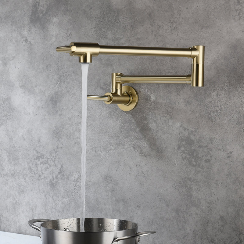 Pot Filler Faucet Wall Mount, Or