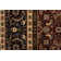Tapis rouge/brun en laine wheeler Cirro