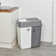 Plastic Kitchen Trash Can
