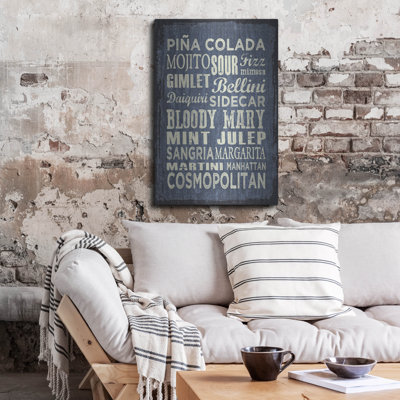«Cocktail Sign 2» par Erin Clark, art mural en métal