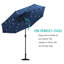 Parasol 9 pi avec lumières DEL-2122559490