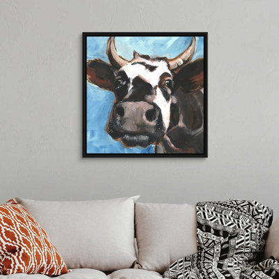 " Cattle Close-Up II " Painting Print