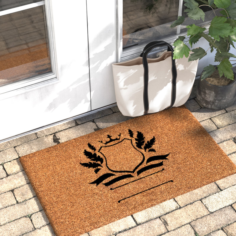 Tapis de porte extérieur antidérapant Knouse Mills Imperial, L 17 po x L 29 po