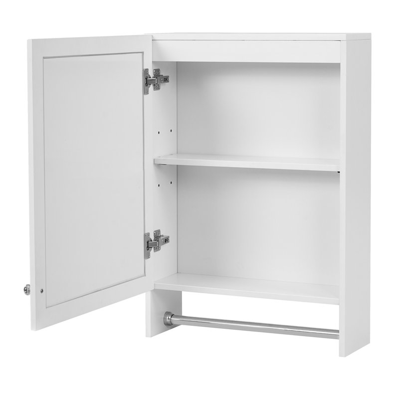 Armoire à pharmacie 20 "à miroir 3 en 1 avec tablette réglable et porte à fermeture en douceur
