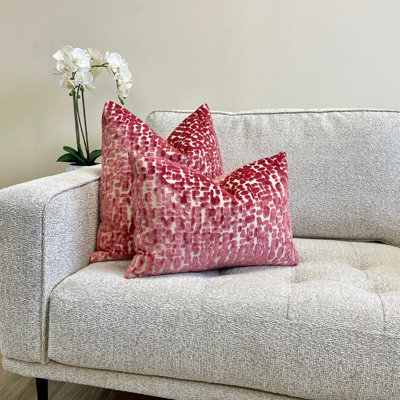 Velvet Speckles Throw Pillow Cover