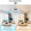 Ventilateur de plafond 42 po Fandelier Crystal-1088253300