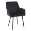 Kilduff Velvet Upholstered Dining Chair with Armrests-110990742-129588259