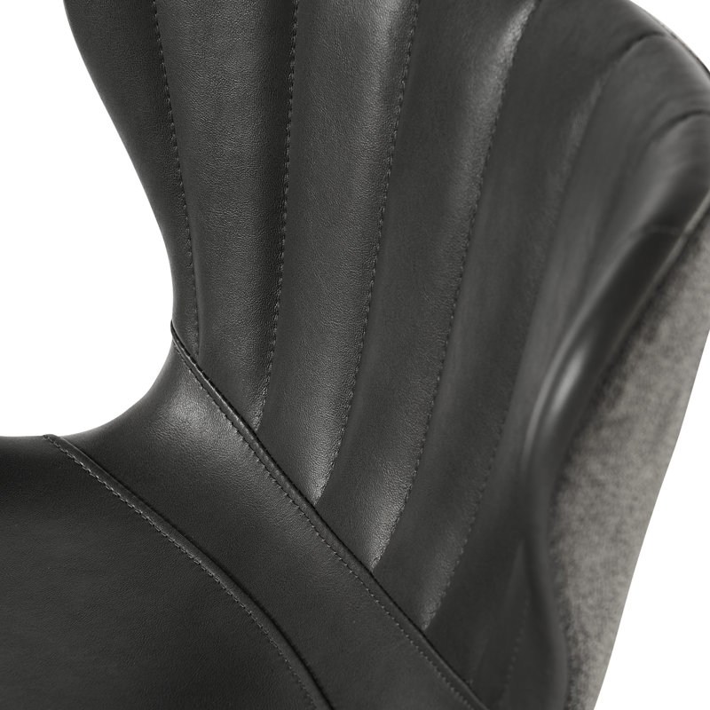 Tabouret de bar Arabella - Bravo Portabella / Polo Club Kohl gris, Tabouret de bar (siège d'une hauteur de 30 po), Noir
