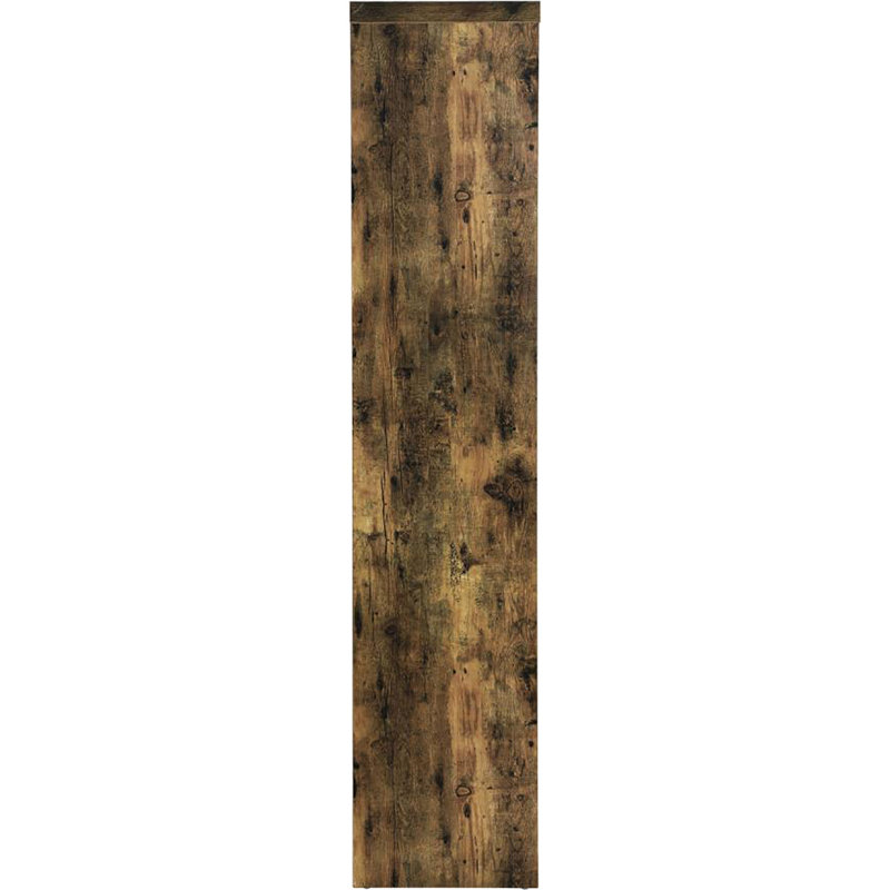 Wine Storage Bar In Antique Nutmeg - Rustic Look Dining With Shelf