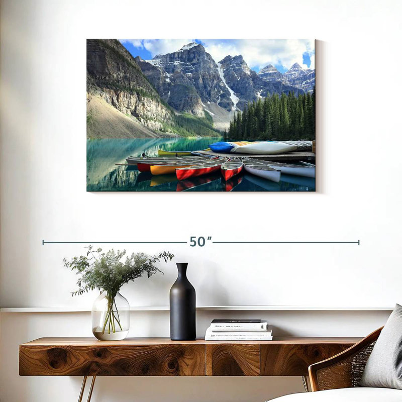 Mehar Moraine Lake Canoes, H 24 po x l 36 po