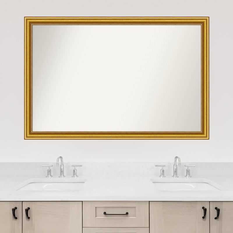 Tailey Solid Wood Wall Mirror, 31.75" x 47.75"