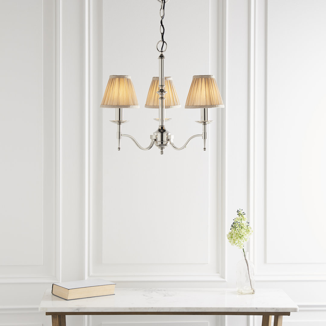 Emperador 3-Light Shaded Chandelier