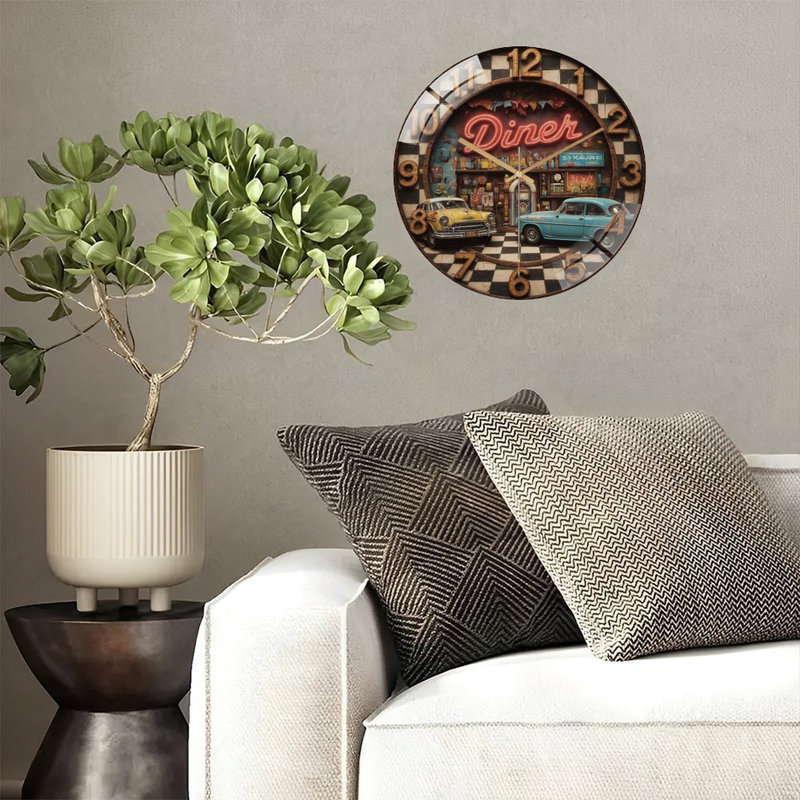 Horloge murale 12 po