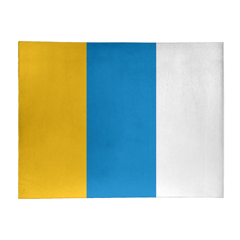 Tapis à rayures en polyester la puissance "la puissance", Rectangle 9 pi x 12 pi