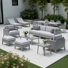 Fomby 19 Piece Sunbrella Outdoor Estate Set - Space Grey