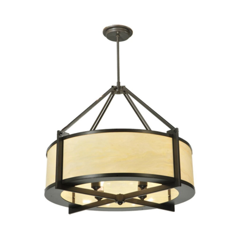 Zackrey 4 - Light Dimmable Drum Chandelier